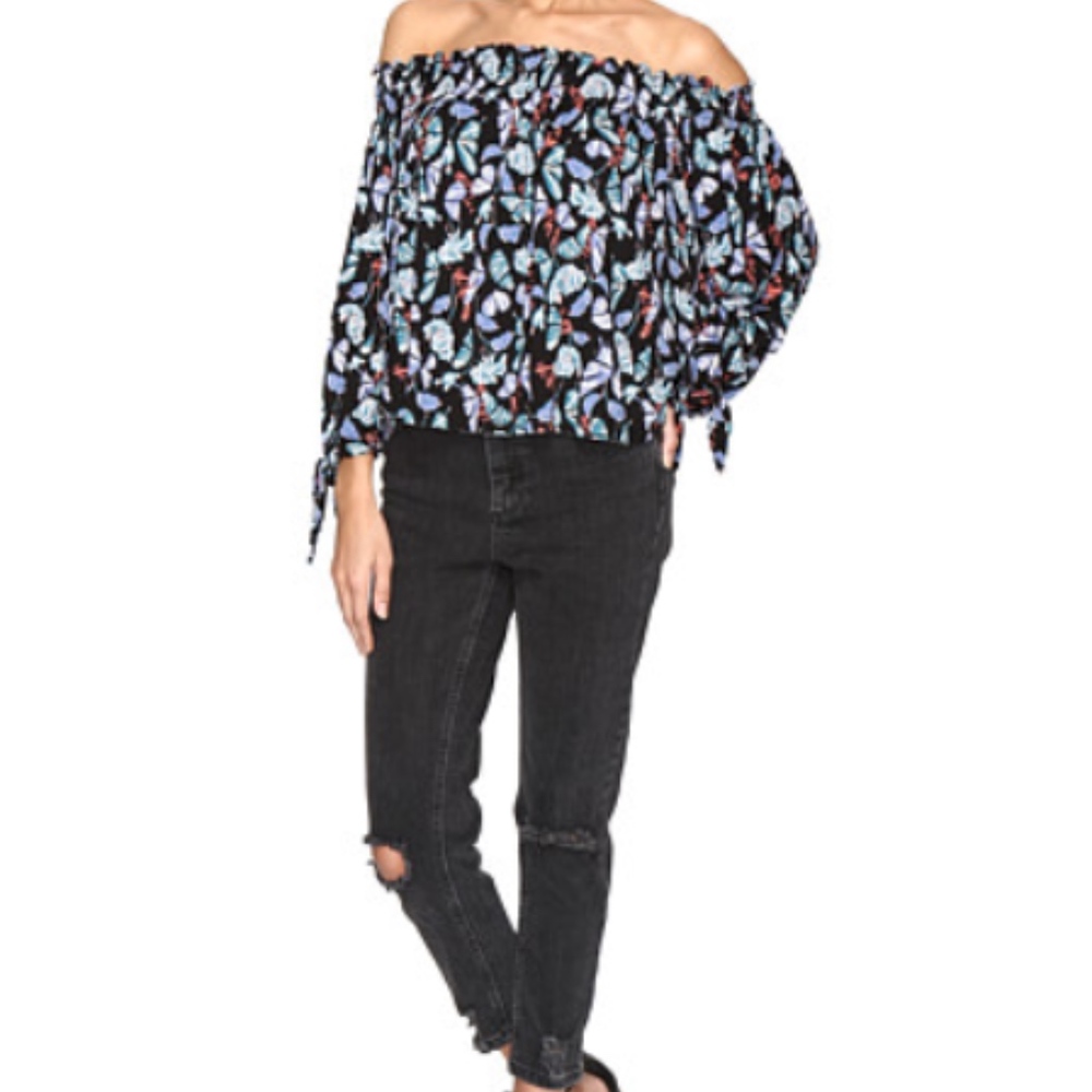 Free People Lexington Off the Shoulder Blouse